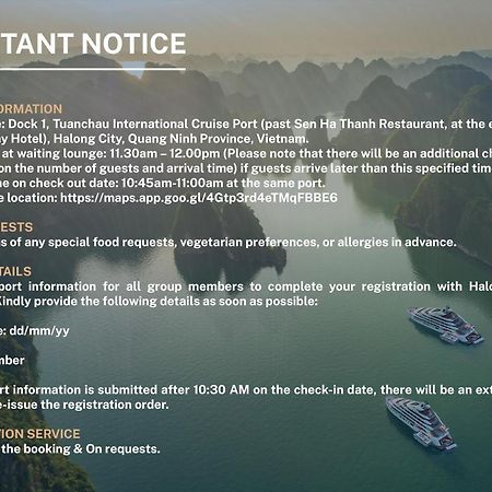 Grand Pioneers Halong Bay Cruise 1 Hotel Ha Long Exterior foto