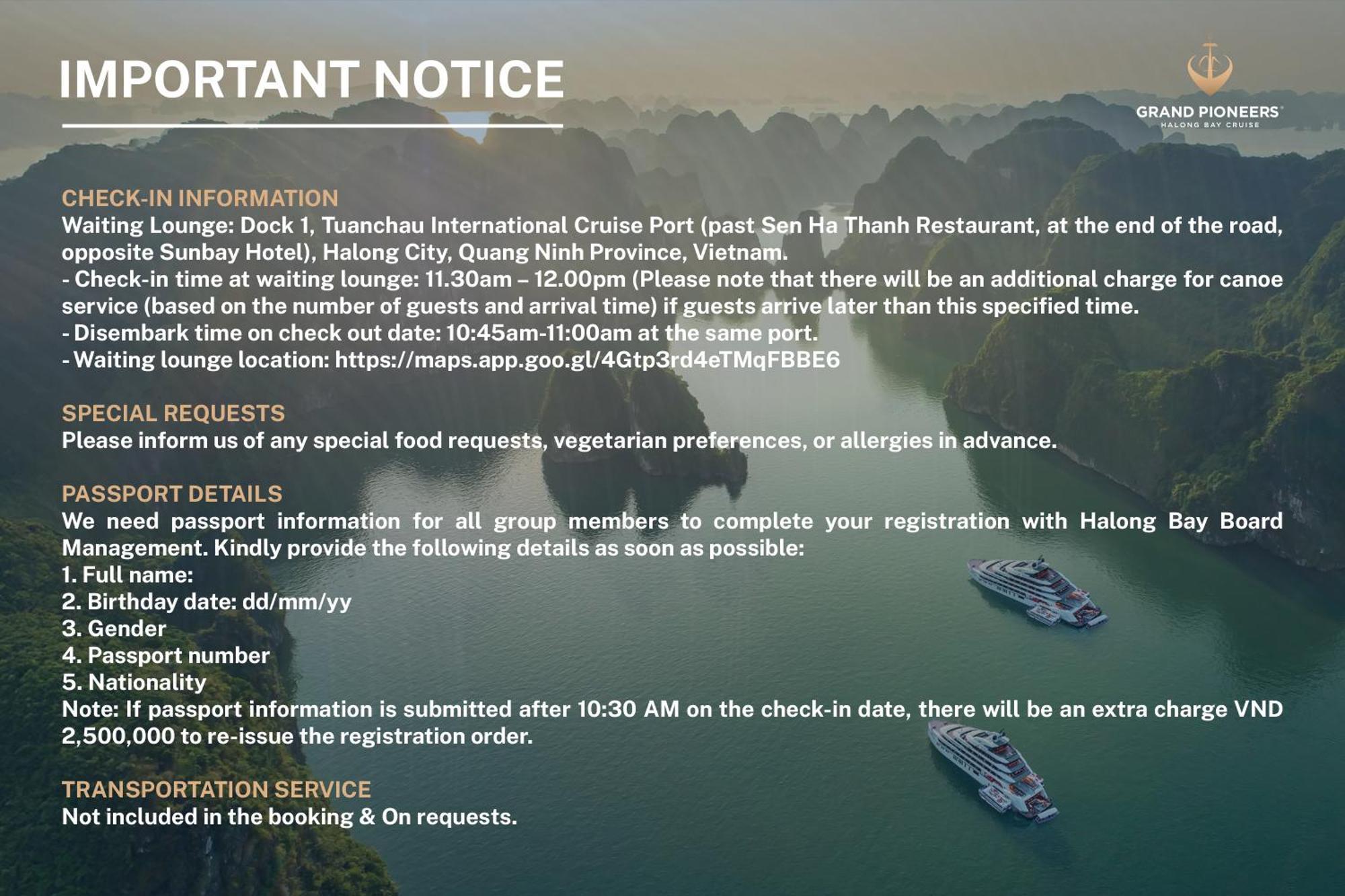 Grand Pioneers Halong Bay Cruise 1 Hotel Ha Long Exterior foto